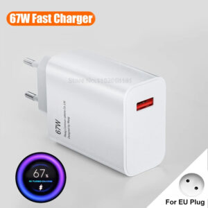 67W Fast Charger for Xiaomi Mi 14 13T 12T 13 Ultra Pro Redmi Note 12 11 13 Pro Poco X6 F6 M6 Pro USB Quick Charger Type C Cable