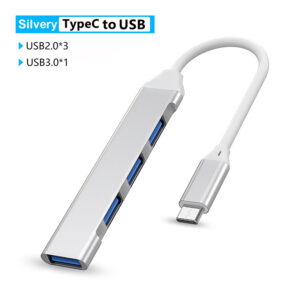 USB 3.0 HUB USB C HUB Type C 3.1 4 Port Multi Splitter Adapter OTG For Xiaomi Lenovo Macbook Pro 13 15 Air Pro PC Computer