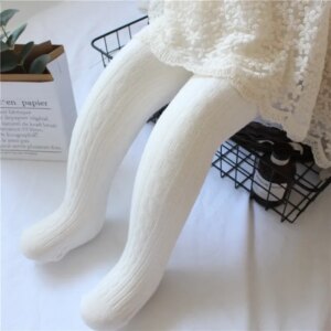 Spring Knitted Baby Pantyhose for Girls Children Twist Bottom Toddler Kid Girl Ribbed Stockings Baby Girl Socks Kids Leggings
