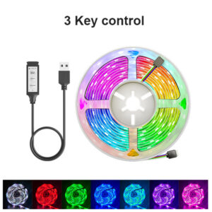 USB LED Strip Light 16LED/Meter Bluetooth RGB Lights Flexible TV Backlight Lamp 5050 5V LED Tape Diode Phone APP 1-30m For Room