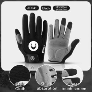 MTB Cycling Gloves Black Touch Screen Men Women Road Bike Gloves Gym Riding Silicone Gel Bicycle Motorcycle Gloves