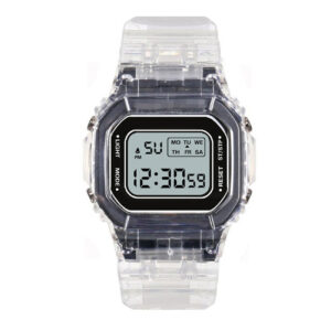 relogio masculino Men Women Watches Transparent Digital Sport Lover’s Gift Children Kid’s Wristwatch Female Clock Specification