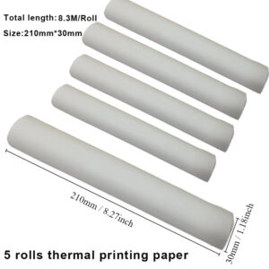 A4 Mini Portable Thermal Printer A4 Paper Photo Printer From Mobile Phone Wireless Bluetooth Label Document Office Home A4 Maker