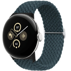 Braided Solo loop for Google pixel 2 band Accessories Smartwatch Elastic Adjustable Nylon band belt bracelet Pixel Watch Strap