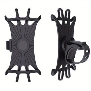 Motorcycle Phone Holder Universal Bicycle – Safe Installation 360 ┬░ Rotation Weather Resistant Silicone Grip – Ideal Choice