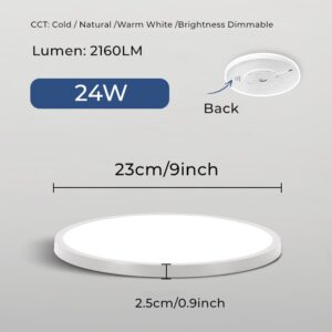 LED Ceiling Lights Modern Ceil Light 48W 36W 18W 220V 110V Ceiling Lamps Round Living Room Bedroom Indoor Kitchen Lighting Lamp