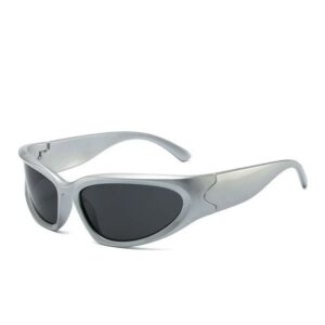 Vintage Y2k Y2k Punk Sports Sunglasses Anti-UV Women Sunglasses Shades Fashion Cat Eye Sunglasses Sports