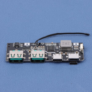 QC4.0 QC3.0 LED Dual USB 5V 4.5A 22.5W Micro/Type-C USB Mobile Power Bank 18650 Charging Module Temperature Protection Fengshi