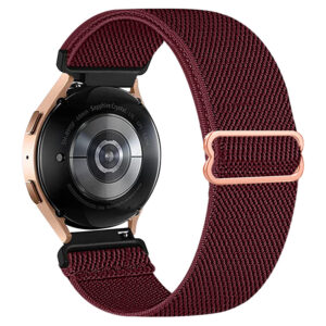 20mm strap For Samsung Galaxy watch 7/FE/6/5 pro/4/classic/3/Active 2/Gear S3 Adjustable Nylon Elastic Huawei GT 2/4/3 Pro band
