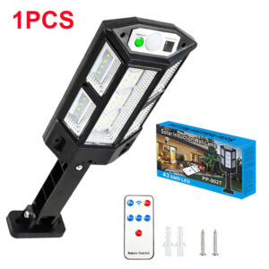 NEWEST Upgrade Powerful Solar Led Lights Outdoor Solar Lamp With Motion Sensor Waterproof Solar Garden Light Street Yard Lantern