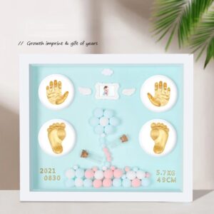 Baby Hand Print Footprint Imprint Kit Handprint Baby Mud And baby footprints Souvenirs Baby Hand And Foot Mold Hundred Days Gift