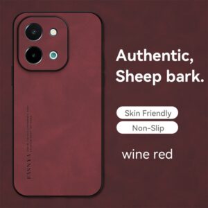 Leweisi Light Premium Leather Case for vivo Y28 4G Ultimate Protection Back Cover Case