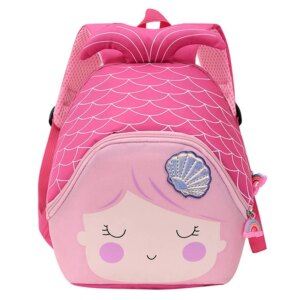 Kindergarten Sequin Princess Toddler Backpack Cartoon Fishtail Backpacks for Kids Cute Mermaid Children’S School Bag Purse Girls