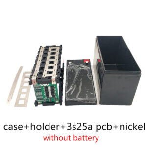 12V7Ah 8Ah10Ah12Ah Replace Lead-Acid for Lithium Battery Case Electric Sprayer Special Plastic 18650 Storage Box Green Black
