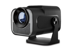 HY-320Mini Portable Outdoor Allwinner H713 Android11 4K Projector Newly Native 720P 320ANSI Wifi6 BT5.0 Cinema Rotable Projector
