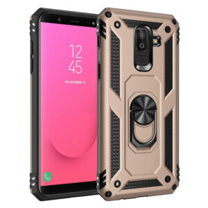 Heavy-duty Armored 2-in-1 Fall-proof Case for Samsung J5 J7 Pro 2017 J4 J6 J8 A6 A7 A8 A9 Plus 2018 J7 Prime Stand Phone Case