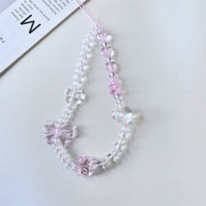 Short Pendant Cell Phone Lanyard Cartoon Teddy Bear Pendant Universal Phone Case Anti Loss Prevention Chain