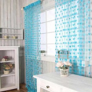 Line Heart Decor Curtains Novelty Curtains Window Living Room Curtain String Tassel Door Curtain Divider String Home Decorations