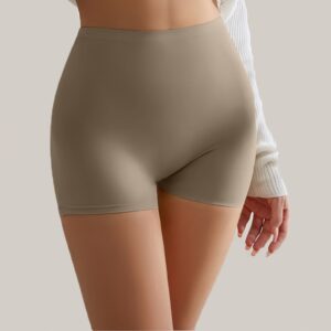 Women Seamless Spandex Ice Silk Safety Shorts Breathable Pants Under Skirt Underwear No Curling Boxers For Women 2024