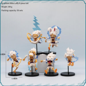 Random 1Pcs One Piece Nika Luffy Gear Anime Figure Cute Toys for Children Action Figure Monkey D Luffy PVC Collector Gifts Dol