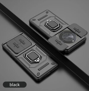 Armor Case for Honor Magic 6 Lite X9b Magic 5 Lite X9a Protective Cover Ring Magnetic Holder Coque Fundas Capa