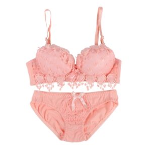 Women Sexy Lingerie Set Lace Push Up Bra Set Ladies Soild Color Bra Sexy Comfortable Intimates Underwear Suit