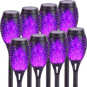 Outdoor Solar Flame Torch Lights Flickering Light Dancing Led Waterproof Garden Decoration Lawn Path Yard Patio Lamps