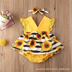 Baby Girl Dress New 2-piece Red Flower Baby Clothing Newborn Girl Lace Dress Princess Skirt Clothing 0-24M Princess Dress