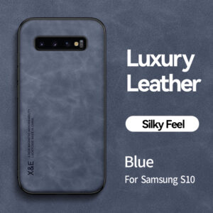 Luxury Leather Shockproof Phone Case For Samsung Galaxy S8 S9 S10 S10E Note 8 9 10 Plus 20 Ultra Car Magnetic Cover