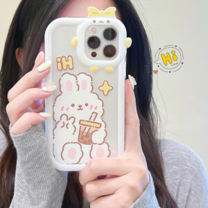 Cute Duck Case For IPhone 14 12 11 13 Pro Max X XR XS Max 8 7 6 6S Plus SE 2020 2022 Iphone11 Soft Clear Shockproof Cover Funda