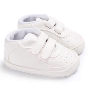 Fashion Baby Spring and Autumn Classic White Theme Casual Sports Shoes Soft Sole Comfortable 0-18M Baptist Shoes Walking Shoes