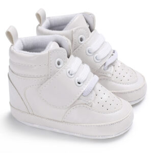 Fashion Baby Spring and Autumn Classic White Theme Casual Sports Shoes Soft Sole Comfortable 0-18M Baptist Shoes Walking Shoes