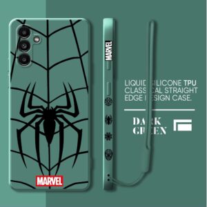 Marvel spiderman cool Phone Case for Samsung Galaxy A42 A21s A34 A32 A13 A52 A72 A23 A22 A11 A12 A24 A53 Square Liquid Cover