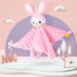Baby Plush Toys Towel Appease Doll Teether Cartoon Bunny Bear Elephant Soft Blanket Stuffed Sleep Toy Soothe Toddler Baby Toys