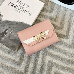 Ladies Purse 2024Bags Bow Short Magnetic Purse 30% Discount Ladies Purse Mini Cheap Purse Change Purse Kaba wallets for women