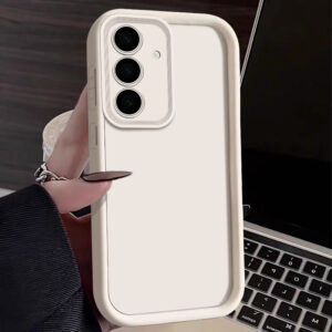 Candy Color Phone Case For Samsung S24 S23 S22 Ultra Plus S21 FE A14 A34 A15 A35 A52 A53 A54 5G Shockproof Soft Silicone Cover