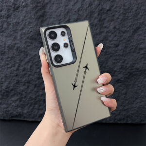 Travel-Inspired Airplane Route Design Case for Samsung Galaxy A15 A35 A55 A14 A34 A54 A33 A53 5G S24 Ultra S23 FE S22 Plus Cover