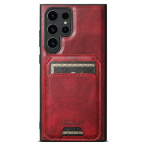 SUTENI Magnetic Card Slot Leather Wallet Bags Phone Cases For Samsung Galaxy S22 S23 S24 Note20 Ultra Plus Cover