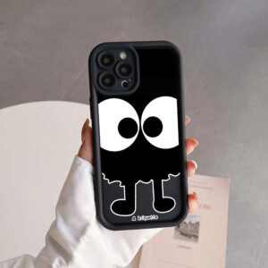 Cute Big Eye Eggette Soft Phone Case For Xiaomi Redmi 9A 9C 10 10C 12 12C K20 K30 K40 K50 Note 10 11 12 Pro 4G 5G Soft TPU Cover