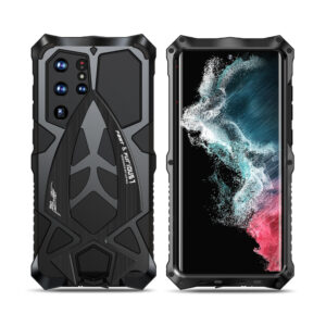 Original Luphie metal Shell For Samsung Galaxy S24 S23 S22 Ultra Military Shock-absorbing Rubber Full Sturdy protective cover