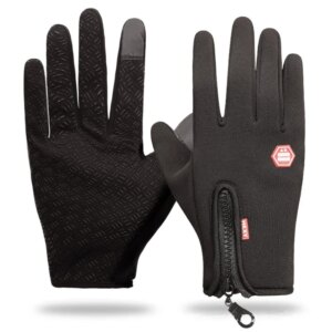 New Winter Gloves Warm Touchscreen Sport Fishing Splash-proof Skiing Army Cycling Snowboard Nonslip Zipper Men’s Women Gloves