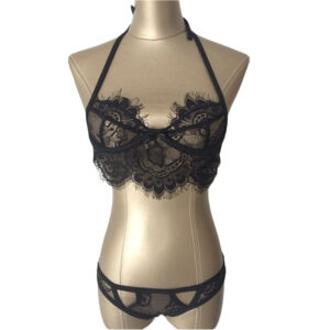 Lingerie Lace Babydoll 2 Piece Sexy Bra and Panty Sets
