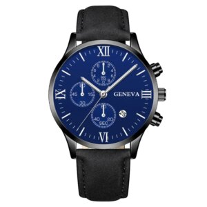 Quartz Fashion Round Date Watch for Sports Luxury Quartz Watch Business Sport Design Waterproof Elegant Gifts for Men