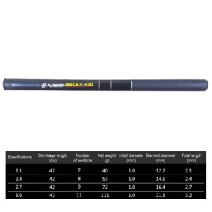 Telescopic Fishing Rod Carbon Fiber Hand Pole Ultralight 2.1/2.4/2.7/3.6M Retractable 40cm Fishing Rods Tackle for Stream Lake