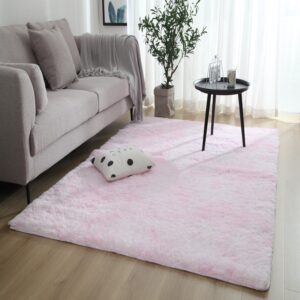 Tie dye gradient silk carpet full spread rugs living room large bedroom study simple carpet sofa bed full of home mat