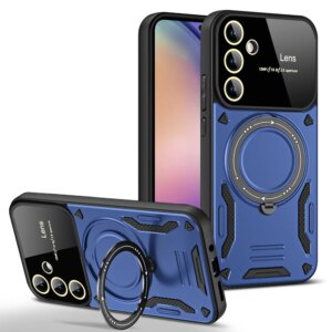 360 Degree Rotating Magnetic Car Mount Protect Cover For Samsung Galaxy A55 A35 A25 A15 A05S A54 A53 A52S A34 A33 A32 A24 4G 5G