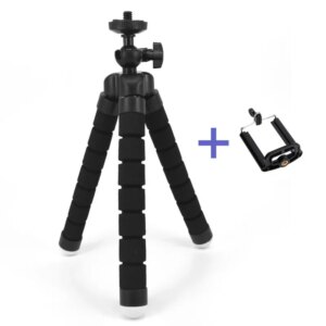 Tripod For Phone Flexible Sponge Octopus Mini Tripod For IPhone Mini Camera Tripod Phone Holder Clip Stand