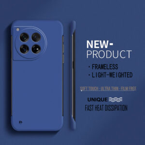 Frameless Hard PC Matte Phone Case For Oneplus 12 12R 11 11R 10T 10R 10 9R 9RT 8 9 Pro 8T Pro Protective Bumper Shell Cover