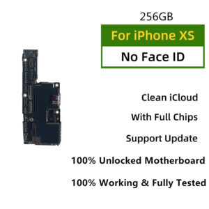 100% Fully Unlocked For iPhone X XR with Face ID Mainboard Logic Board, Free iCloud For iPhone XS Max Motherboard Support Update