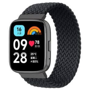 Braided Solo Loop Strap For Redmi Watch 3 lite Nylon Band For Xiaomi Watch3 Active Wristband Elastic Weave Bracelet Correa Belt